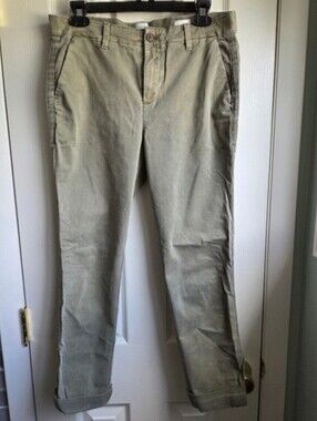 Gap Girlfriend Chino Pants - Olive